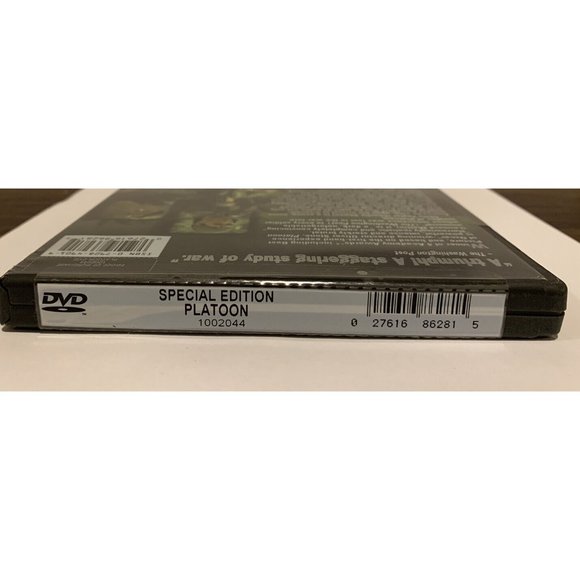 Platoon (DVD, 2009, Special Edition) MGM Oliver Stone Charlie Sheen Brand New - Picture 4 of 5